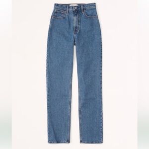 A&F High Rise 90s Straight Jeans